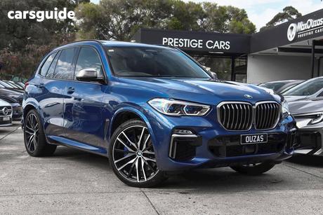 Blue 2019 BMW X5 Wagon M50D