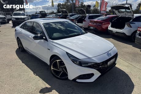 White 2022 Hyundai I30 Sedan N Line