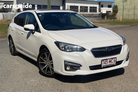 White 2019 Subaru Impreza Hatchback 2.0I Premium (Awd)
