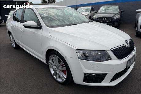 White 2013 Skoda Octavia Liftback Rs 147 Tsi