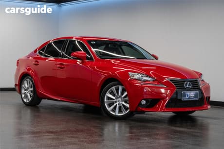Red 2016 Lexus IS200T Sedan Luxury