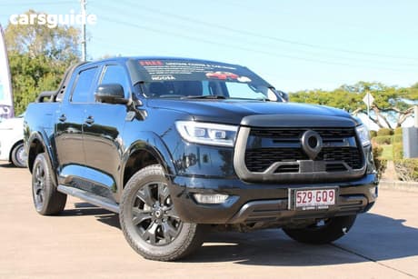 Black 2022 GWM UTE Dual Cab Utility Cannon Vanta (4X4)