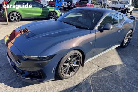 Blue 2024 Ford Mustang Fastback Dark Horse