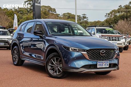 Blue 2022 Mazda CX-5 Wagon Touring Active (Awd)