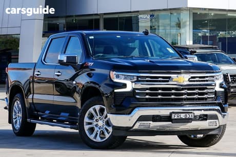 Black 2024 Chevrolet Silverado Crew Cab Pickup 1500 Ltz Premium