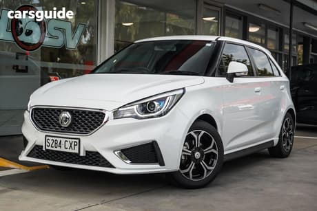 White 2022 MG MG3 Hatchback Excite (With Navigation)