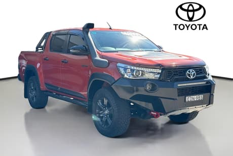 Red 2019 Toyota Hilux Double Cab Pick Up Rugged X (4X4)
