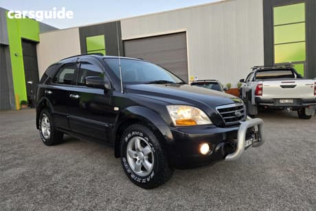 Black 2007 Kia Sorento Wagon Lx