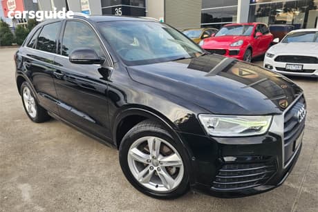 Black 2018 Audi Q3 Wagon 2.0 Tfsi Sport Quattro (132Kw)