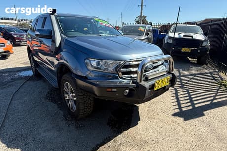Blue 2018 Ford Everest SUV TREND