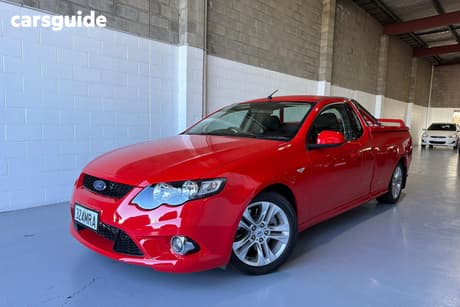 Red 2009 Ford Falcon Ute Ute Tray XR6 TURBO R