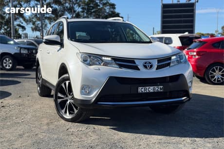 White 2013 Toyota RAV4 Wagon Cruiser (4X4)