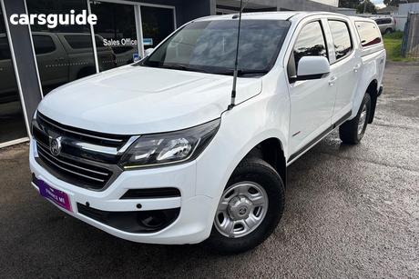 White 2018 Holden Colorado Crew Cab Pickup Ls (4X4)