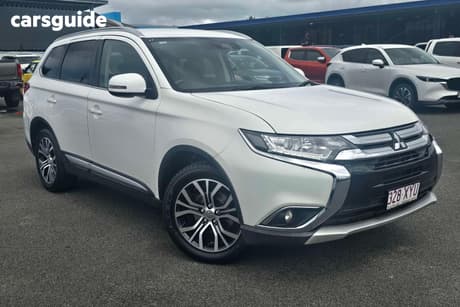 White 2018 Mitsubishi Outlander Wagon Ls 7 Seat (Awd)