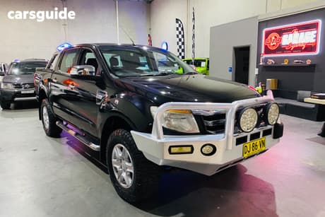Black 2014 Ford Ranger Dual Cab Utility Xlt 3.2 (4X4)