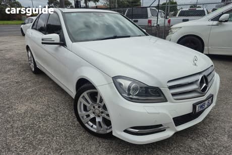 White 2013 Mercedes-Benz C250 Sedan Elegance Be