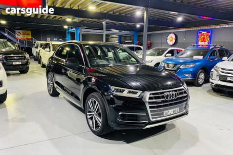 Black 2017 Audi Q5 Wagon 2.0 Tfsi Quattro Sport