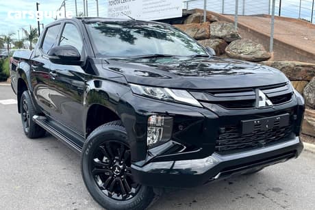 Black 2022 Mitsubishi Triton Double Cab Pick Up Gsr (4X4)