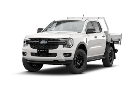 White 2026 Ford Ranger Double Cab Chassis Xlt 3.0 (4X4)