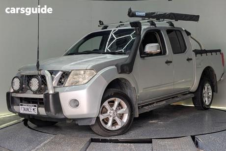 Silver 2013 Nissan Navara Dual Cab Pick-up St (4X4)