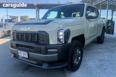 Beige 2026 Kia Tasman Double Cab Pick Up Sx+ (4X4) (Std) Black Fender