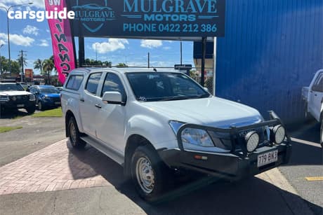 White 2016 Isuzu D-MAX Crew Cab Utility Sx Hi-Ride (4X2)
