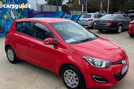 Red 2013 Hyundai I20 Hatchback Active