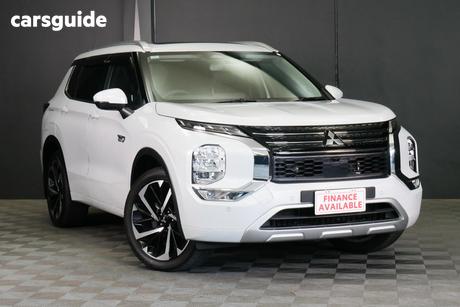 White 2024 Mitsubishi Outlander Wagon Phev Exceed 5+2 Seat (Awd)