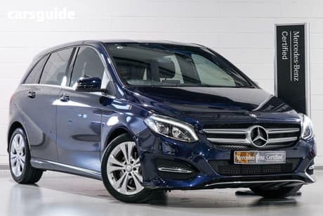 Blue 2017 Mercedes-Benz B200 Hatchback