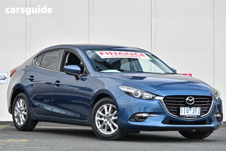 Blue 2016 Mazda 3 Sedan Maxx