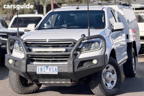 White 2018 Holden Colorado Space Cab Chassis Ls (4X4)