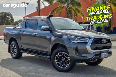 Grey 2022 Toyota Hilux Double Cab Pick Up Sr5 (4X4)