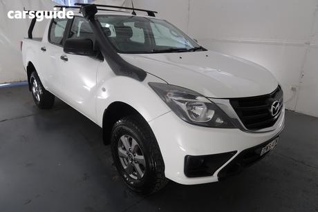 White 2018 Mazda BT-50 Dual Cab Utility Xt (4X4)