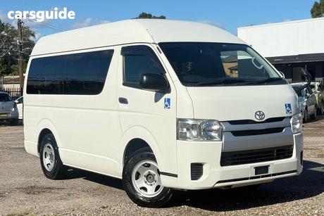 White 2015 Toyota HiAce Commercial TRH200 DISABILITY VAN ** 6 SEATER **