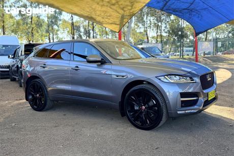 Grey 2019 Jaguar F-Pace Wagon 30D 300 Sport Awd (221Kw)