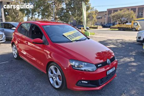 Red 2010 Volkswagen Polo Hatchback Gti
