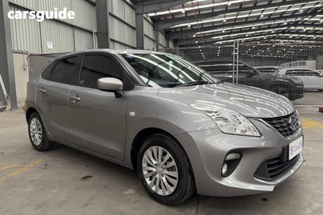 Silver 2021 Suzuki Baleno Hatch