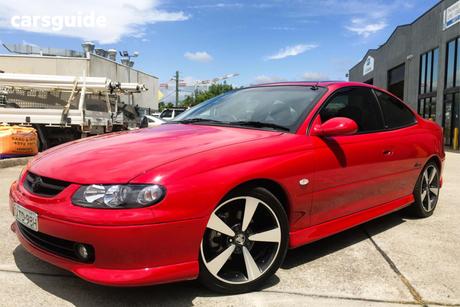 Red 2004 Holden Monaro Coupe Cv8-R