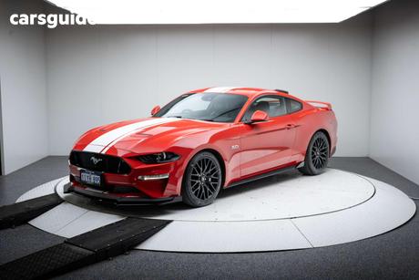 Red 2018 Ford Mustang Coupe Fastback Gt 5.0 V8