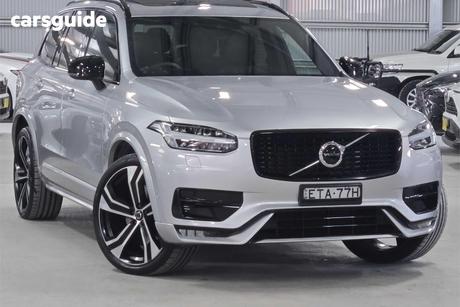 Silver 2022 Volvo XC90 Wagon B6 R-Design Mhev