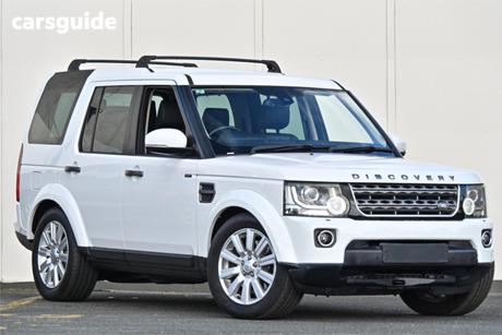 White 2016 Land Rover Discovery 4 Wagon 3.0 Tdv6