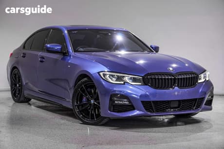 Blue 2019 BMW 330I Sedan M Sport