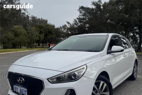 White 2017 Hyundai I30 Hatchback Active