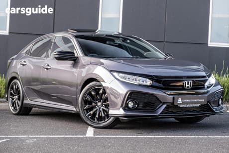 Grey 2017 Honda Civic Hatchback Vti-Lx