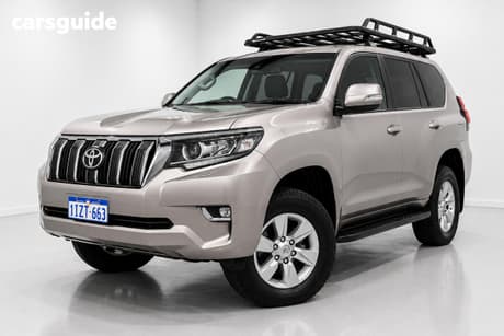 Brown 2020 Toyota Landcruiser Prado Wagon Gxl Flat Tailgate