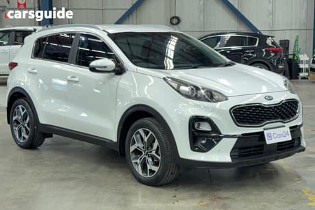 White 2019 Kia Sportage Wagon Si Premium (Fwd)