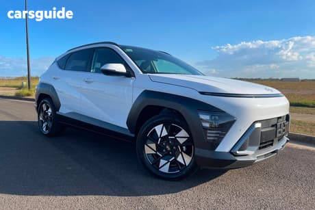 White 2026 Hyundai Kona Wagon Hybrid Premium