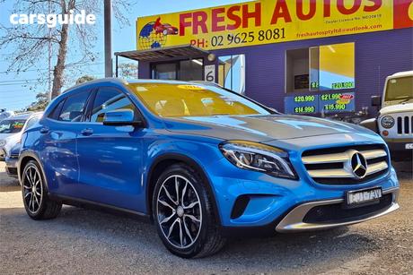Blue 2016 Mercedes-Benz GLA250 Wagon 4Matic