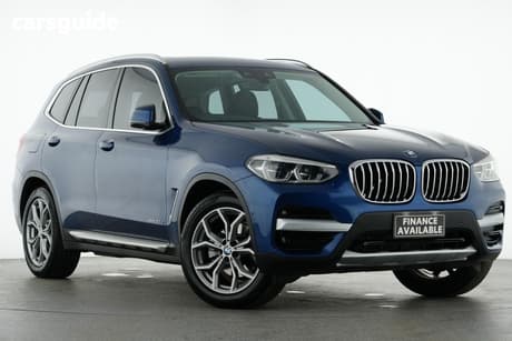 Blue 2018 BMW X3 Wagon Xdrive 20D