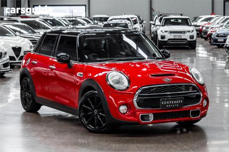 Red 2015 Mini Cooper Hatchback S 5D Hatch